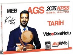 HocaWebde 2025 KPSS MEB-AGS Tarih Video Ders Notu - Kadir Koç HocaWebde Yayınları