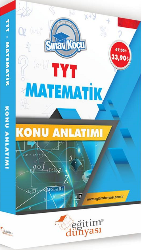 SÜPER FİYAT - Eğitim Dünyası YKS TYT Matematik Sınav Koçu Konu Anlatımı Eğitim Dünyası Yayınları