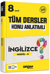 Ankara Yayıncılık 8. Sınıf Tüm Dersler Konu Anlatımlı İngilizce Modül-6 Ankara Yayıncılık