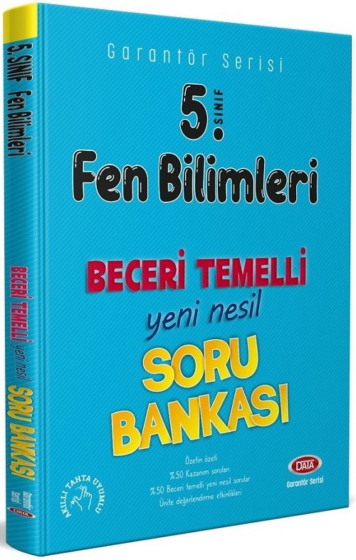 Data 5. Sınıf Fen Bilimleri Garantör Beceri Temelli Soru Bankası Data Yayınları