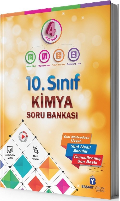 Başarıyorum 10. Sınıf Kimya 4 Adımda Soru Bankası Başarıyorum Yayınları