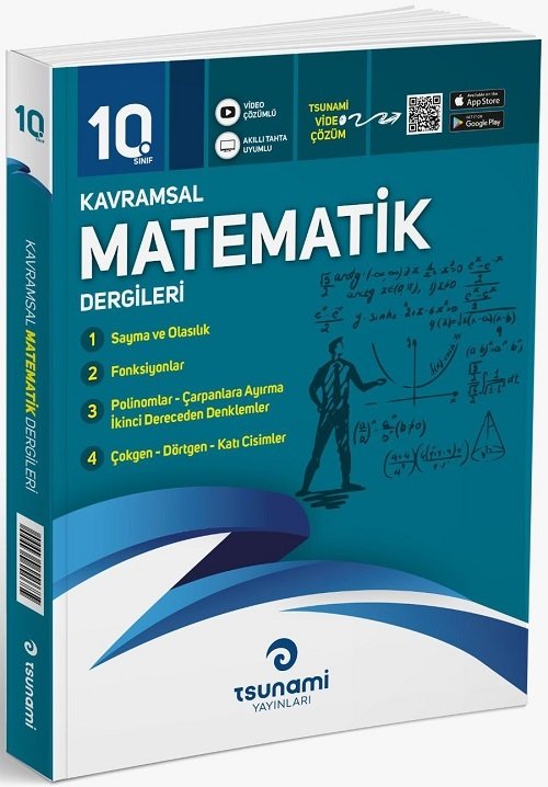 Tsunami 10. Sınıf Matematik Kavramsal Dergileri (4 Fasikül) Tsunami Yayınları