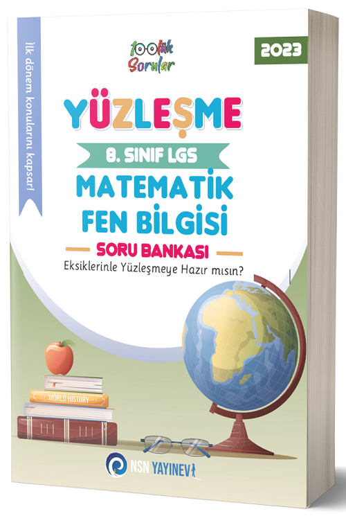 NSN Yayınları 2023 8. Sınıf LGS Matematik Fen Bilgisi Yüzleşme Soru Bankası NSN Yayınları