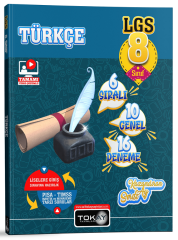 Tokay 8. Sınıf LGS Türkçe 16 lı Branş Deneme Video Çözümlü Tokay Yayınları