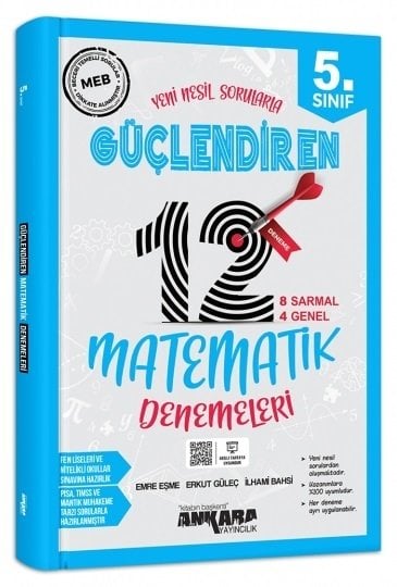 Ankara Yayıncılık 5. Sınıf Matematik 12 Güçlendiren Deneme Ankara Yayıncılık