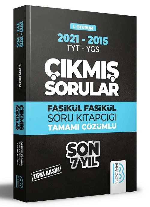 SÜPER FİYAT - Benim Hocam YKS TYT Son 7 Yıl Çıkmış Sorular 2021-2015 Benim Hocam Yayınları