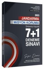 Sezer Demir 2023 Jandarma Misyon Koruma Sınavına Hazırlık 7+1 Deneme Sezer Demir