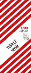 Simya 6. Sınıf Türkçe Yaprak Test Simya Yayınları