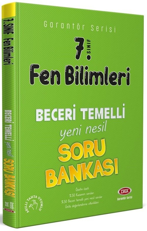 Data 7. Sınıf Fen Bilimleri Garantör Beceri Temelli Soru Bankası Data Yayınları