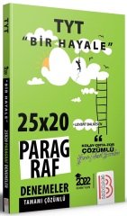 SÜPER FİYAT - Benim Hocam 2022 YKS TYT Bir Hayale Paragraf 25x20 Deneme Çözümlü Benim Hocam Yayınları