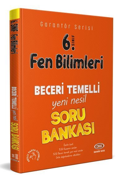 Data 6. Sınıf Fen Bilimleri Garantör Beceri Temelli Soru Bankası Data Yayınları