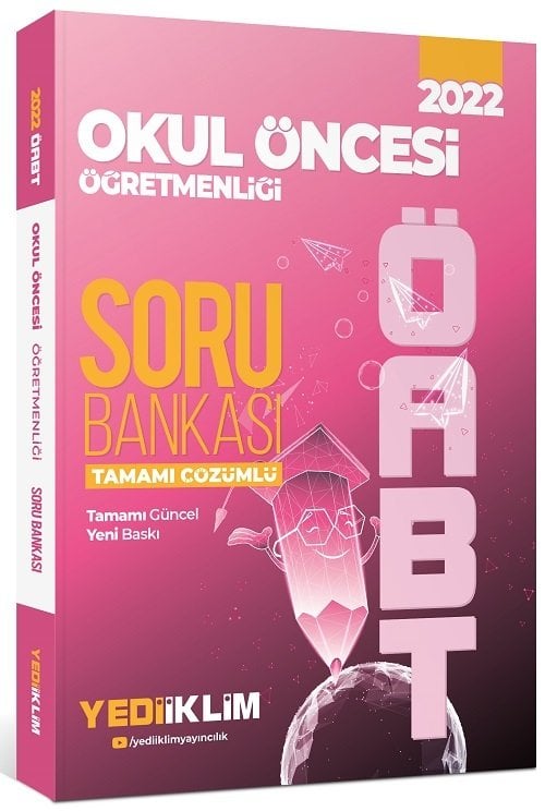 Yediiklim 2022 ÖABT Okul Öncesi Öğretmenliği Soru Bankası Çözümlü - Hasan Sanlı Yediiklim Yayınları