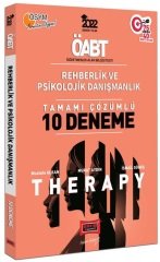 Yargı 2022 ÖABT Rehberlik ve Psikolojik Danışmanlık Therapy 10 Deneme Çözümlü Yargı Yayınları