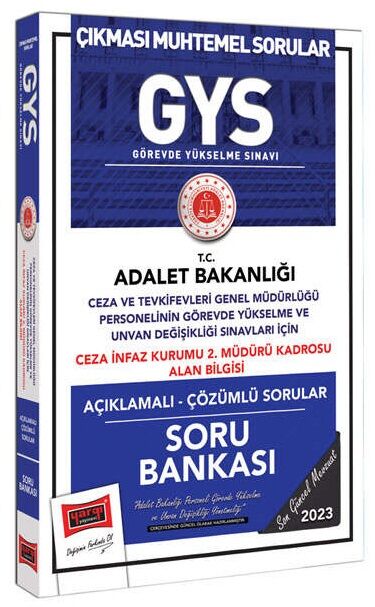 Yargı 2023 GYS Ceza ve Tevkifevleri 2. Müdür, Alan Bilgisi Soru Bankası Görevde Yükselme Yargı Yayınları