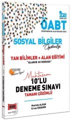 Yargı 2022 ÖABT Sosyal Bilgiler Öğretmenliği Yan Bilimler ve Alan Eğitimi Muhteşem 10 Deneme Çözümlü Yargı Yayınları