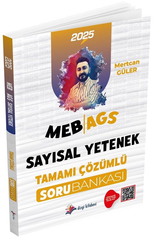 Dizgi Kitap 2025 MEB-AGS Sayısal Yetenek Soru Bankası Çözümlü - Mertcan Güler Dizgi Kitap