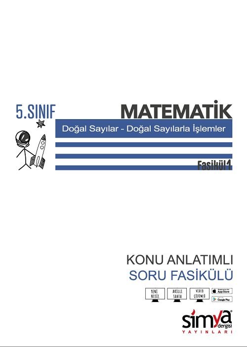 Simya 5. Sınıf Matematik Konu Anlatımlı Soru Fasikülü 6 Fasikül Simya Yayınları