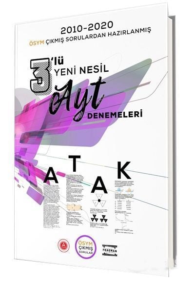 Fragman YKS AYT 3 lü Atak Denemeleri Fragman Yayınları