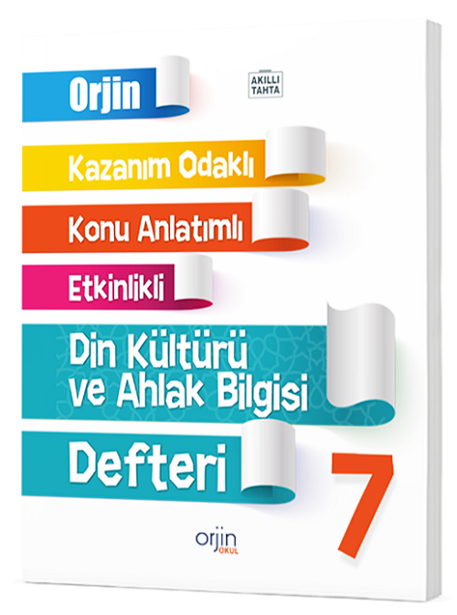 Gama 7. Sınıf Din Kültürü ve Ahlak Bilgisi Orjin Konu Anlatımlı Defter Gama Yayınları