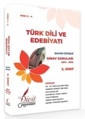 Divit Açıköğretim 2-4 2. Sınıf Bahar Türk Dili Edebiyatı Çıkmış Sınav Soruları 2014-2019 Divit Yayınları