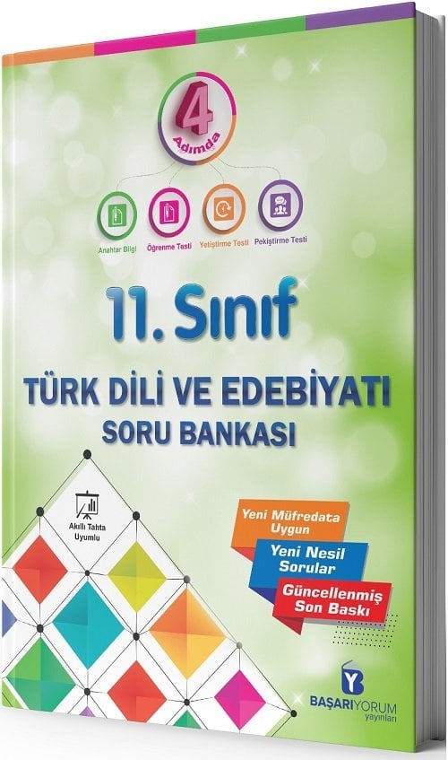 Başarıyorum 11. Sınıf Türk Dili ve Edebiyatı 4 Adımda Soru Bankası Başarıyorum Yayınları