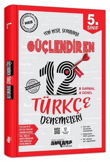 Ankara Yayıncılık 5. Sınıf Türkçe 12 Güçlendiren Deneme Ankara Yayıncılık