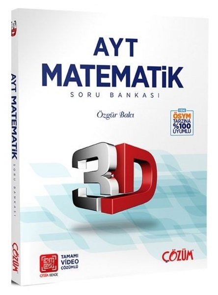 3D Yayınları YKS AYT Matematik Soru Bankası Video Çözümlü 3D Yayınları