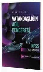 Mehmet Yalçın KPSS Vatandaşlığın Adil Penceresi Konu Anlatımlı Mehmet Yalçın