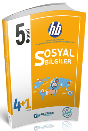 Gezegen 5. Sınıf Sosyal Bilimler 4 + 1 Fasikül Gezegen Yayınları