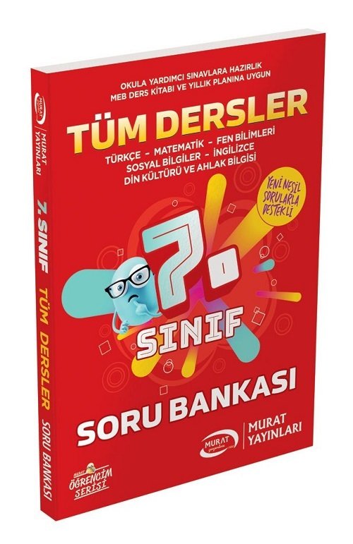 Murat 7. Sınıf Tüm Dersler Soru Bankası Murat Yayınları