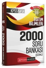 Pegem 2020 KPSS Eğitim Bilimleri EFSANE 2000 Soru Bankası Çözümlü Pegem Akademi Yayınları