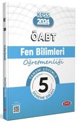 Data 2024 ÖABT Fen Bilimleri Öğretmenliği 5 Deneme Çözümlü Data Yayınları