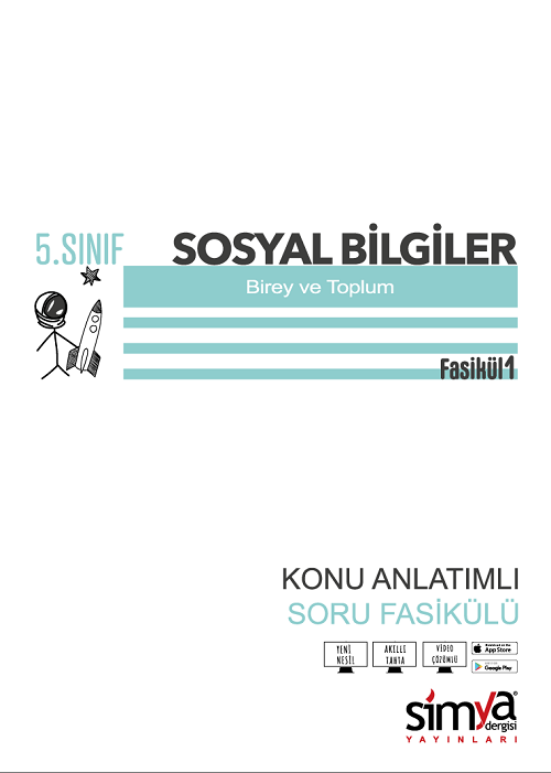 Simya 5. Sınıf Sosyal Bilgiler Konu Anlatımlı Soru Fasikülü 7 Fasikül Simya Yayınları