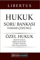 Pegem 2020 KPSS Libertus Hukuk Özel Hukuk Soru Bankası Çözümlü Pegem Akademi Yayınları