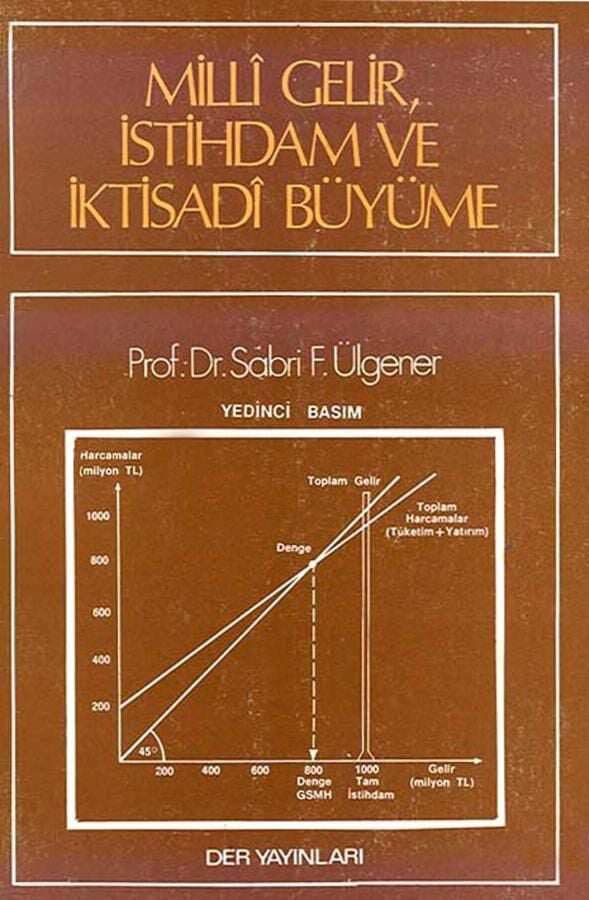 Der Yayınları Milli Gelir, İstihdam ve İktisadi Büyüme - Sabri F. Ülgener Der Yayınları