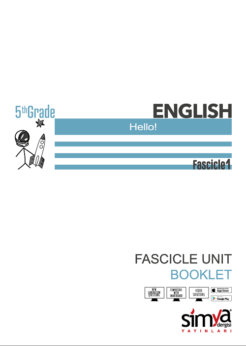 Simya 5. Sınıf İngilizce Konu Anlatımlı Soru Fasikülü 10 Fasikül Simya Yayınları