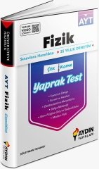 Aydın YKS AYT Fizik Çek Kopar Yaprak Test Video Çözümlü Aydın Yayınları