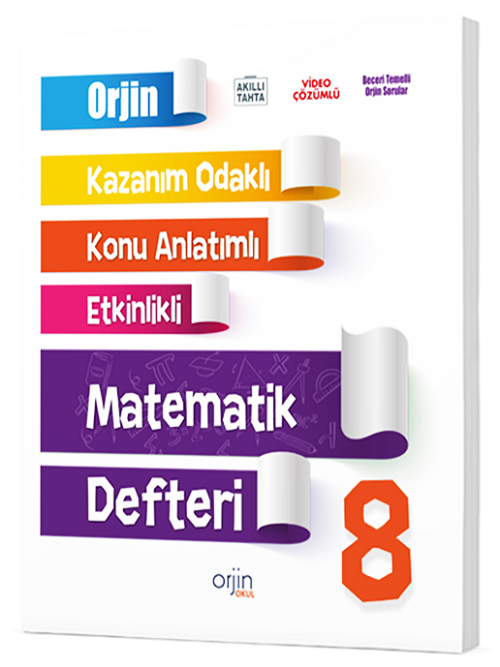 Gama 8. Sınıf Matematik Orjin Konu Anlatımlı Defter Gama Yayınları