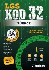 Tudem LGS Türkçe Kod 32 Tekrar Testleri Tudem Yayınları