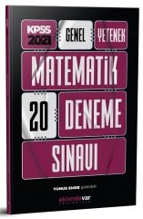 SÜPER FİYAT - Aklımdavar 2021 KPSS Matematik 20 Deneme Aklımdavar Yayıncılık