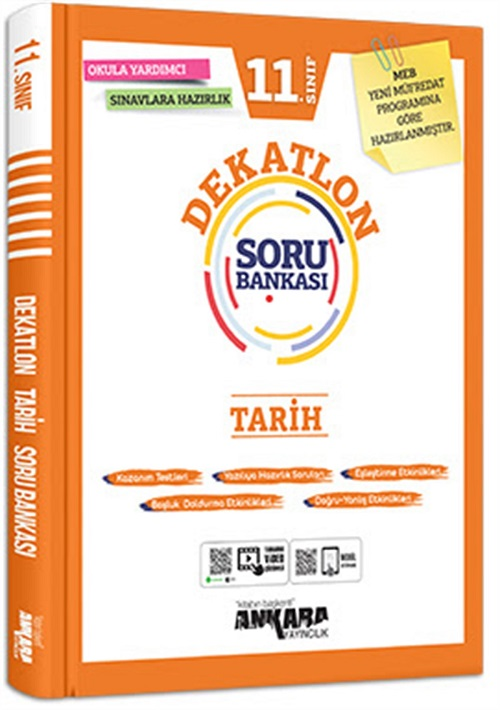 Ankara Yayıncılık 11. Sınıf Tarih Dekatlon Soru Bankası Ankara Yayıncılık