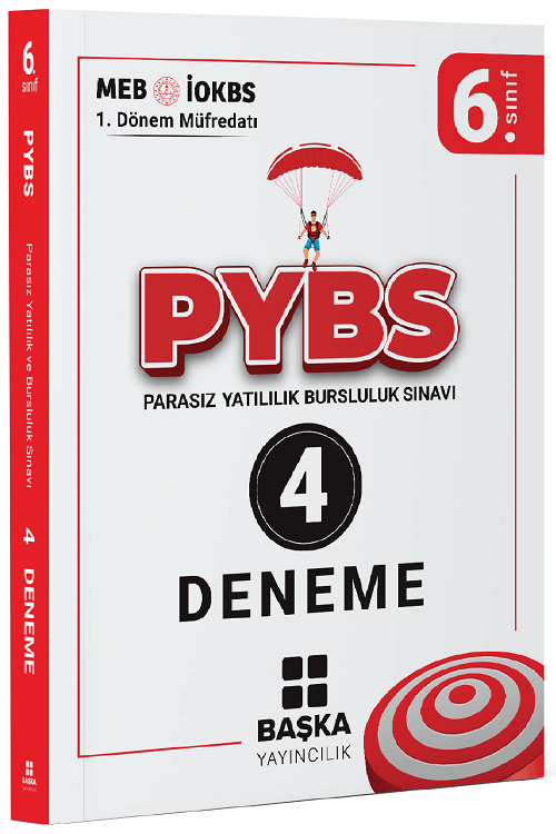 Başka 6. Sınıf PYBS 1. Dönem 4 Deneme Sınavı Başka Yayınları