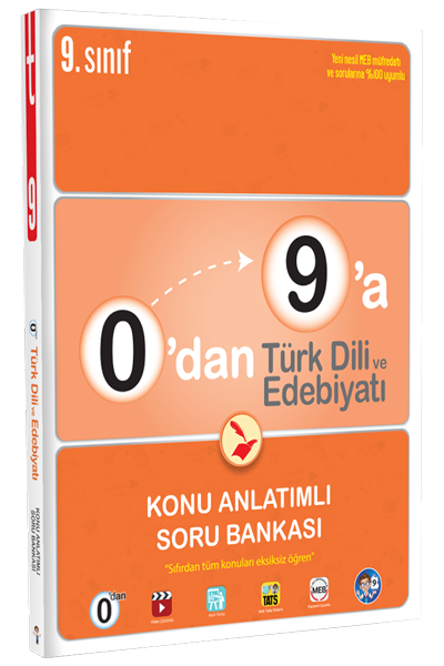 Tonguç 9. Sınıf 0 dan 9 a Türk Dili ve Edebiyatı Konu Anlatımlı Soru Bankası Tonguç Akademi