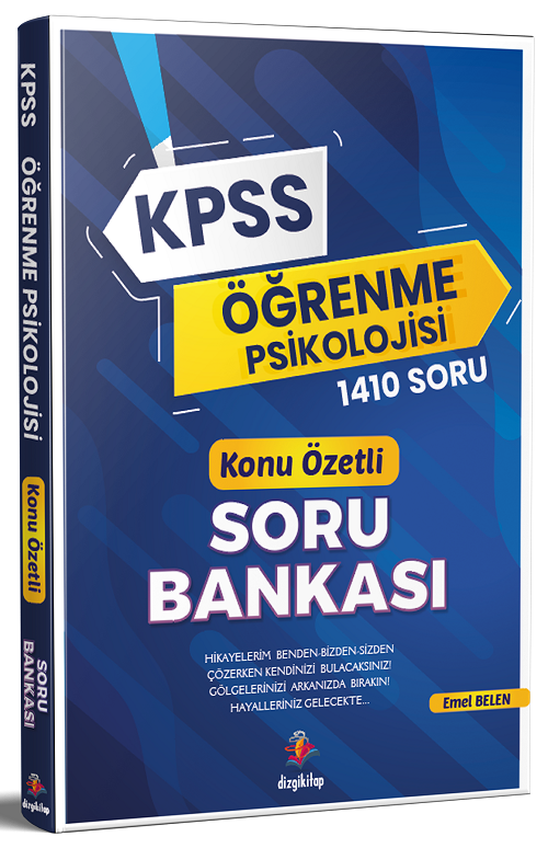 Dizgi Kitap Eğitim Bilimleri Öğrenme Psikolojisi Konu Özetli Soru Bankası - Emel Belen Dizgi Kitap