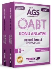 Yediiklim 2025 ÖABT MEB-AGS Fen Bilgisi Öğretmenliği Konu Anlatımı Modüler Set Yediiklim Yayınları