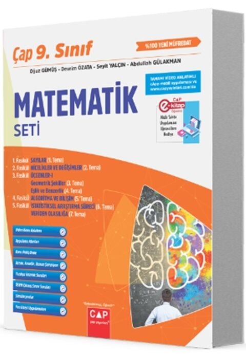 Çap Yayınları 9. Sınıf Matematik Seti Çap Yayınları