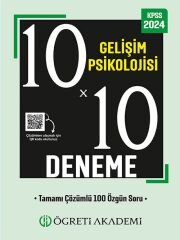 Öğreti 2024 KPSS Eğitim Bilimleri Gelişim Psikolojisi 10x10 Deneme Çözümlü Öğreti Akademi