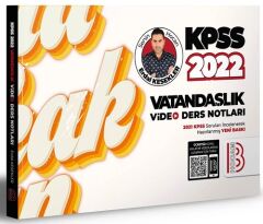 SÜPER FİYAT - Benim Hocam 2022 KPSS Vatandaşlık Video Ders Notları - Erdal Kesekler Benim Hocam Yayınları