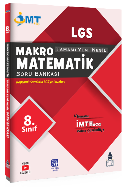 İMT Hoca 8. Sınıf LGS Matematik Makro Soru Bankası Video Çözümlü İMT Hoca