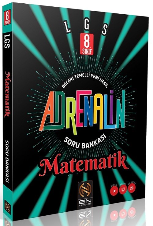 En Yayınları 8. Sınıf LGS Matematik Adrenalin Soru Bankası En Yayınları